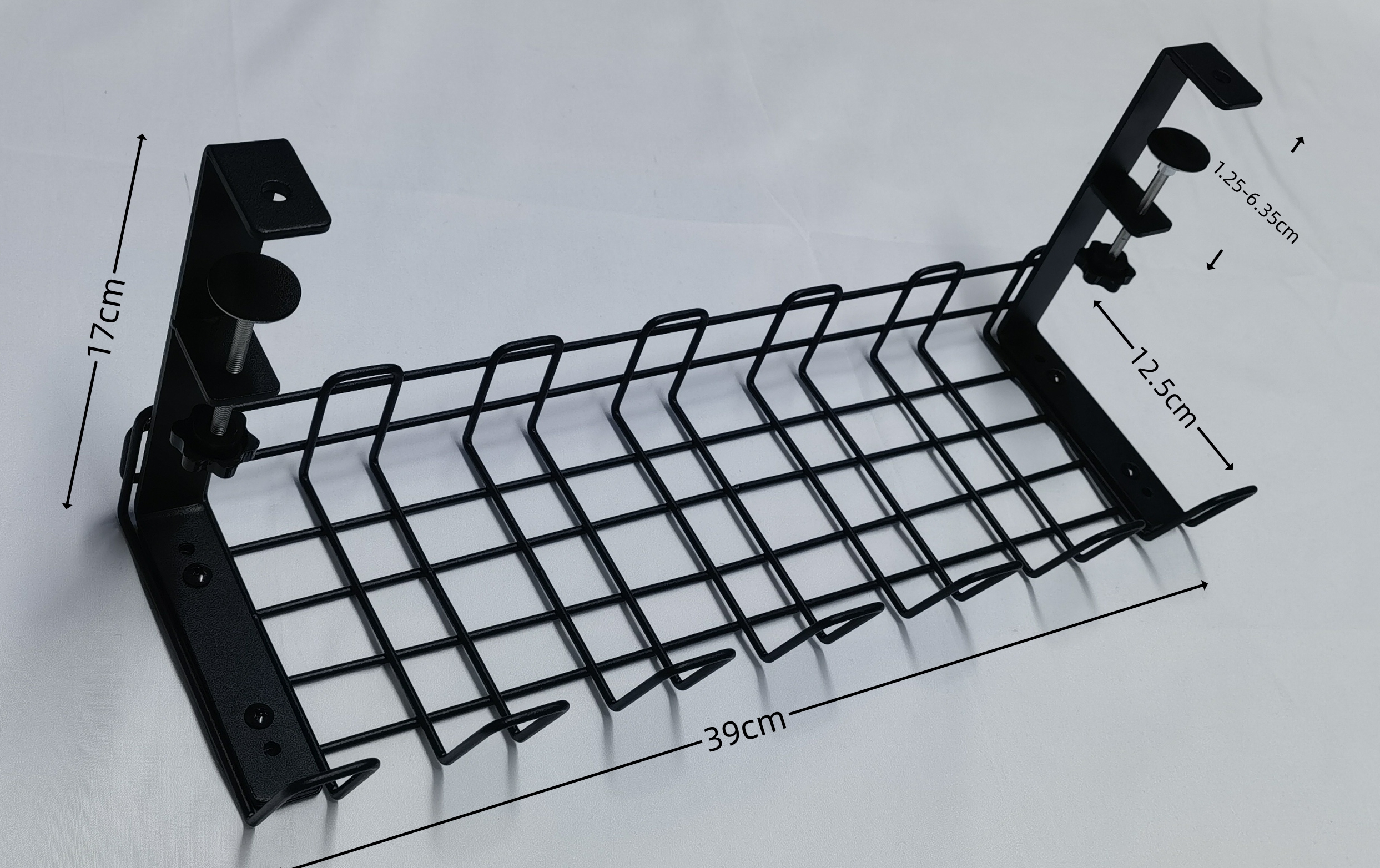 Home/Office Wire Organizer Tray Cable Management Box for Under Desk Cord Organization