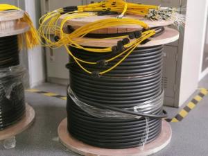 Quality 3mm Lose Tube Armored Fiber Patch Cable , LC Patch Cord M12 Waterproof Connector wholesale