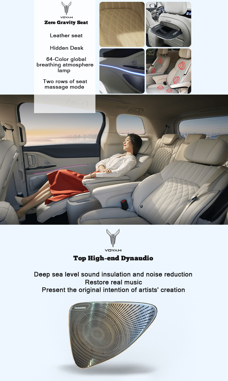 2024 VOYAH Left Hand 4 wheel Electric EV Cars Voyah Free Dreamer Energy Vehicle in Length width height mm 5315x1985x1820