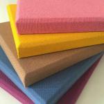25mm / 50mm Fabric Acoustic Panel Polyester Fiber Fabric Wrapped Sound Panels