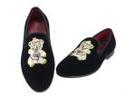 Informal Flat Mens Velvet Loafers Key Drawn Style Men Business Casual Shoes