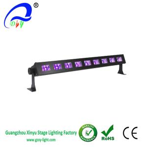 Quality Black Light Bar with 9x3W UV LED Bar in Metal Housing for party wholesale