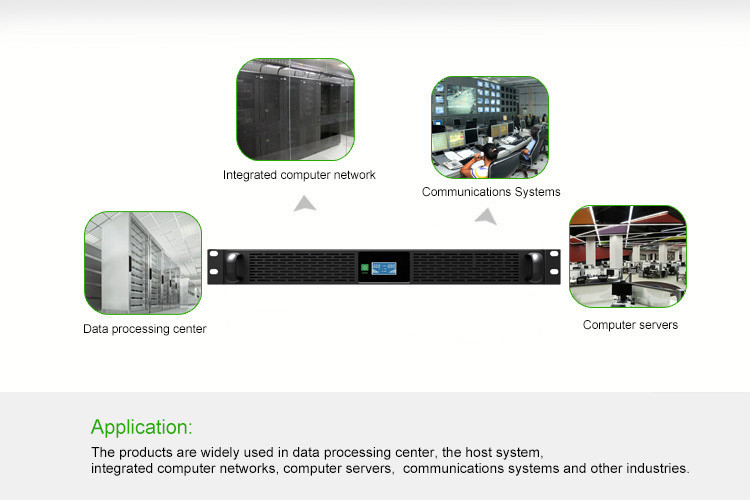 1KVA 3KVA Single Phase Online UPS Network Rack Mount Battery Backup