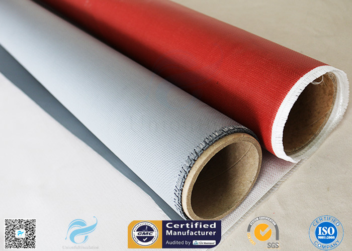 Gray Color 510g High Strength Silicone Coated Fiberglass Fabric For Welding Curtain