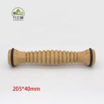 Rubber Wood Foot Massage Roller Screw Shape- Relieve Foot Arch Pain, Plantar