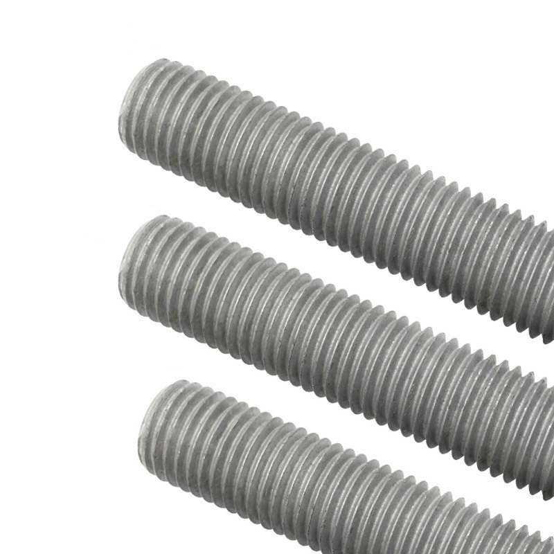 Metric Measurement System Carbon Steel Threaded Rod with HDG Preservative Coating