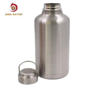 Quality Wide Mouth 1.89L Vacuum Insulated Growlers Sport Use wholesale
