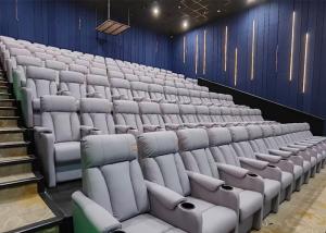 Quality CA117 Public Cinema Theater Seating With PP Cup Holder Smaller Footprint wholesale