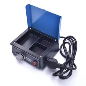 Quality 3 Slots Wax Heater Pot Dental Lab Wax Pot 13.5x12.8x5.3cm wholesale