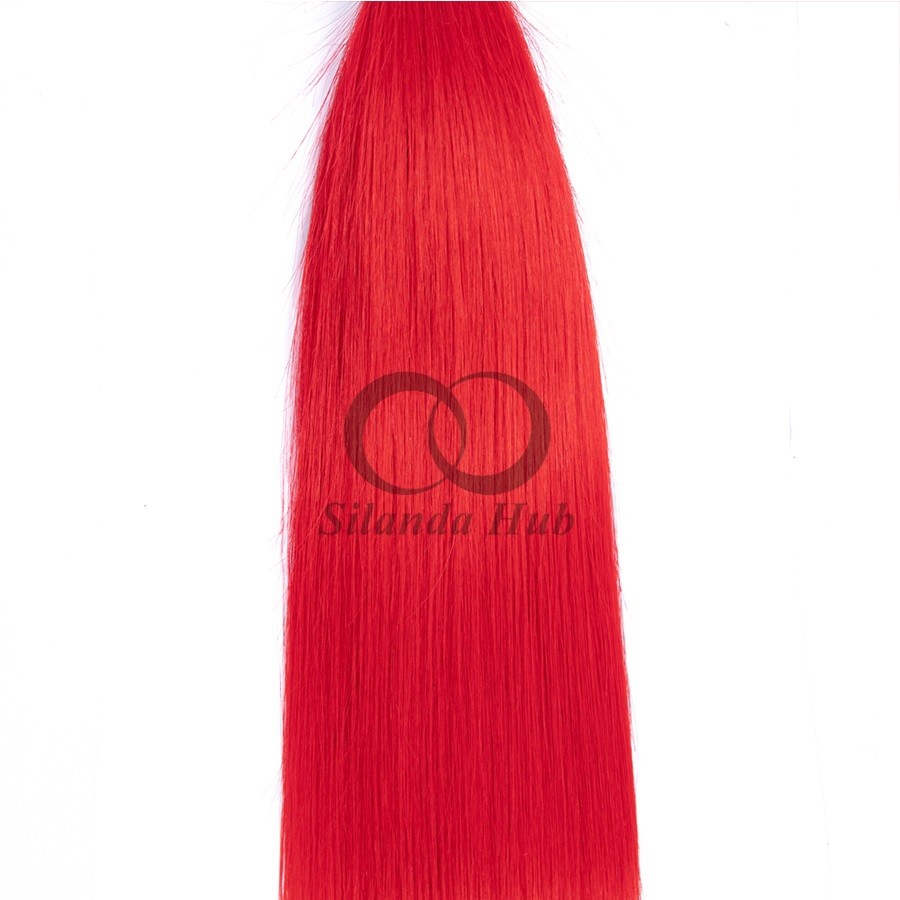 #T1B/Red Straight Remy Human Hair Bundles Sew In Weave Bundles Brazilian Bundle Deals