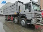 371HP Sinotruk Howo 8x4 Dump Truck 50 Tons For Mauritania