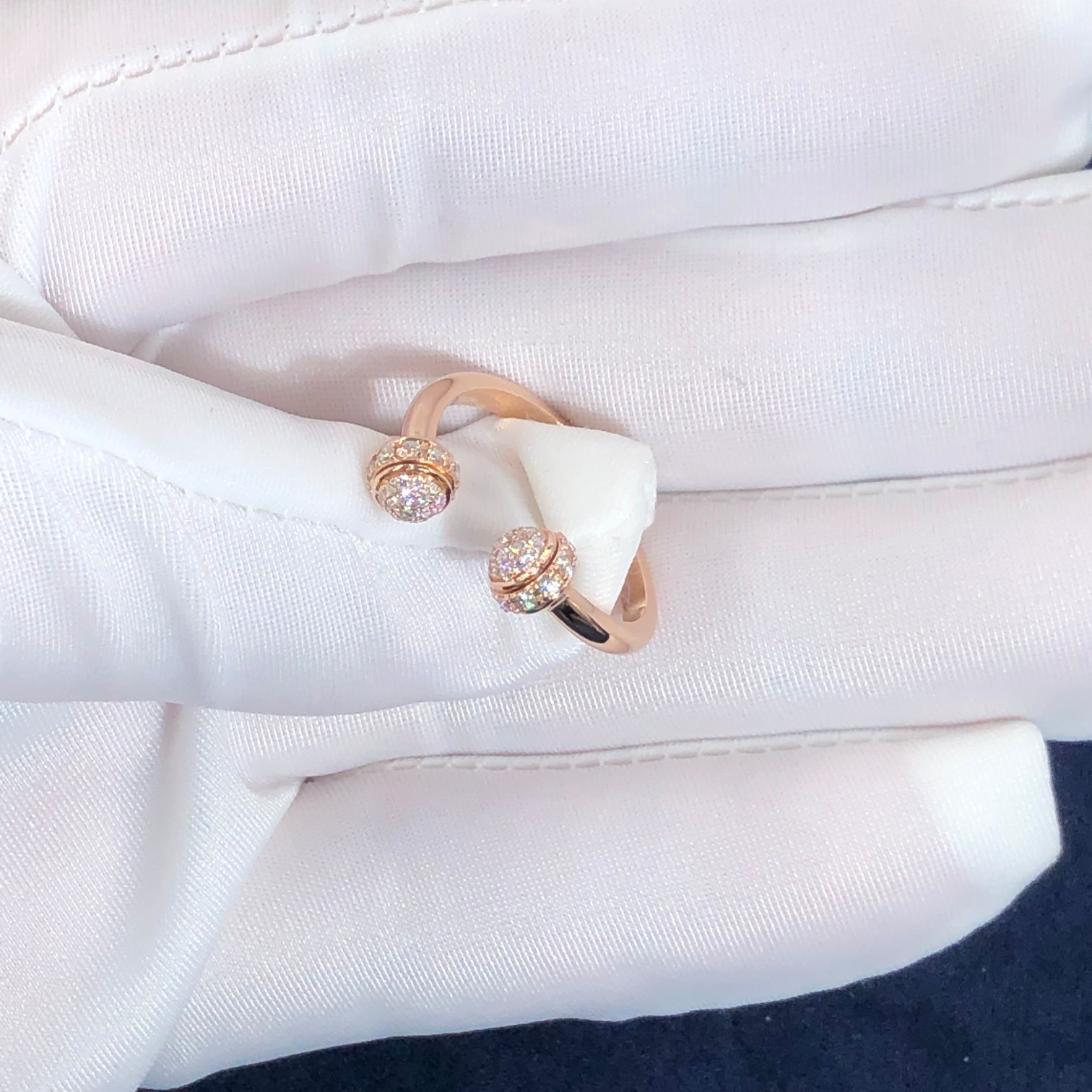 Piage Possession Open Ring Fashion Hot Fine Jewelry 18k Gold Jewelry Diamond Fashion Ring Fine Gift Custom Jewelry