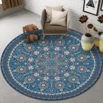 Abstract Printing Living Room Floor Carpets Circular Visual absorbent door mat