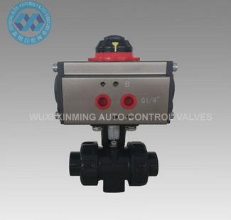 DN15 Stainless Steel 304 Pneumatic Actuator 3pc Ball Valve AT32.40 small actuator