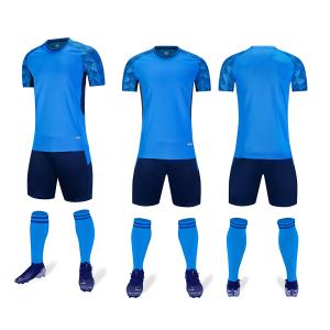 Quality Plain Blank Football Uniform Polyester Plain Jerseys Football Jersey 11 Set wholesale