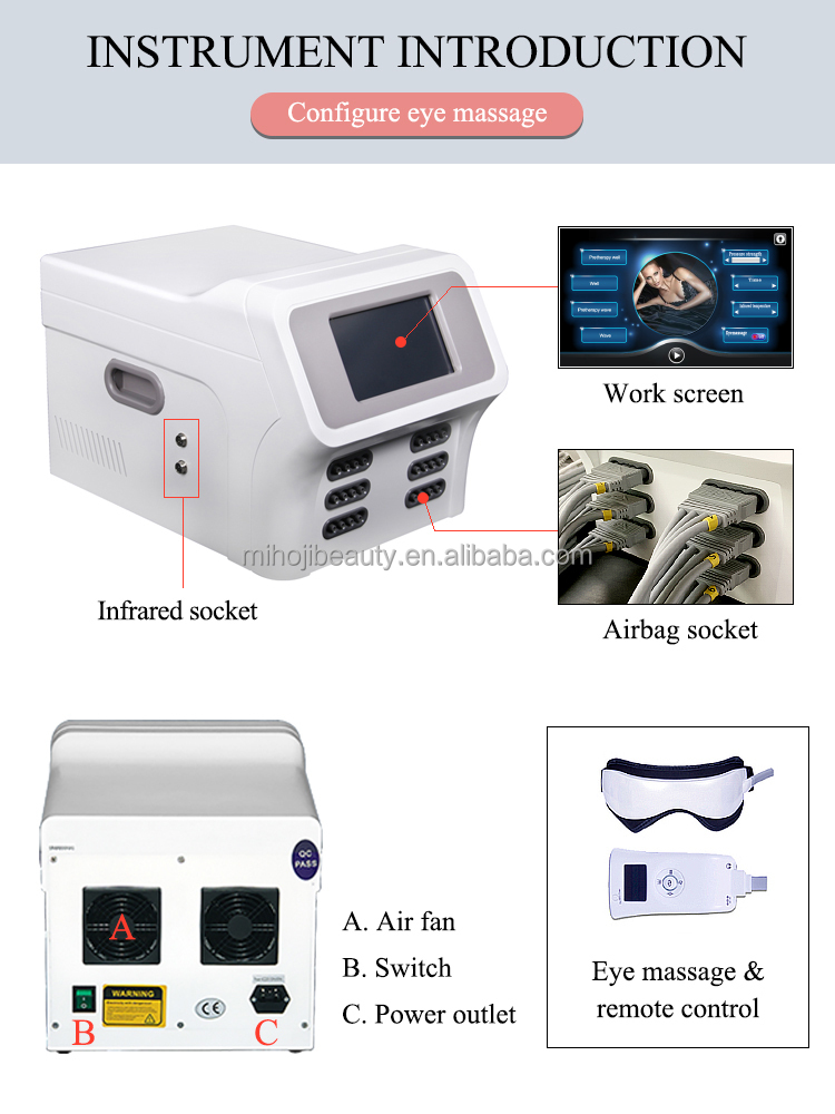 5 Modes 48KPa Infrared Pressotherapy Machine High Efficiency For Weight Loss