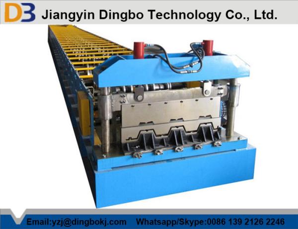 380V 50Hz Floor Deck Roll Forming Machine , Steel Roll Formers With Trade