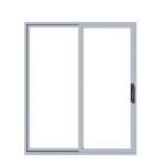 Powder Coated Aluminium Sliding Bathroom Window