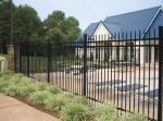 Customized Black Zinc Steel Metal Garrison Fence Panels Maintenance Free