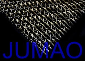 Quality Stainless Steel Waved Architectural Metal Fabric For Exterior Wall Facades wholesale
