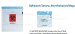 Medical packaging bags, SPECIMEN BIOHAZARD bag, LAB bags, LAB supplies, self