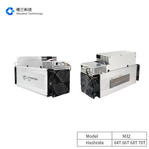 Quality Metal Asic BTC Miners , Microbt Whatsminer M32 64T 66T 68T 70T wholesale