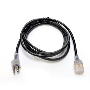 Quality 12/3 SJTW Heavy Duty 3 Prong Orange Male Female NEMA End Type ETL 12 Gauge NEMA5-15 Extension Cord for Outdoor Commercial wholesale
