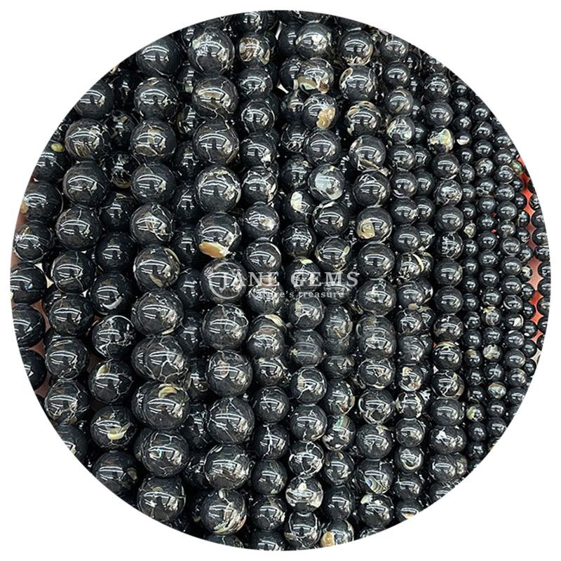 Wholesale Natural Gemstone Round Loose Beads 8mm Multicolor Striped Agate Loose Beads Round Beads Spacers for Jewelry
