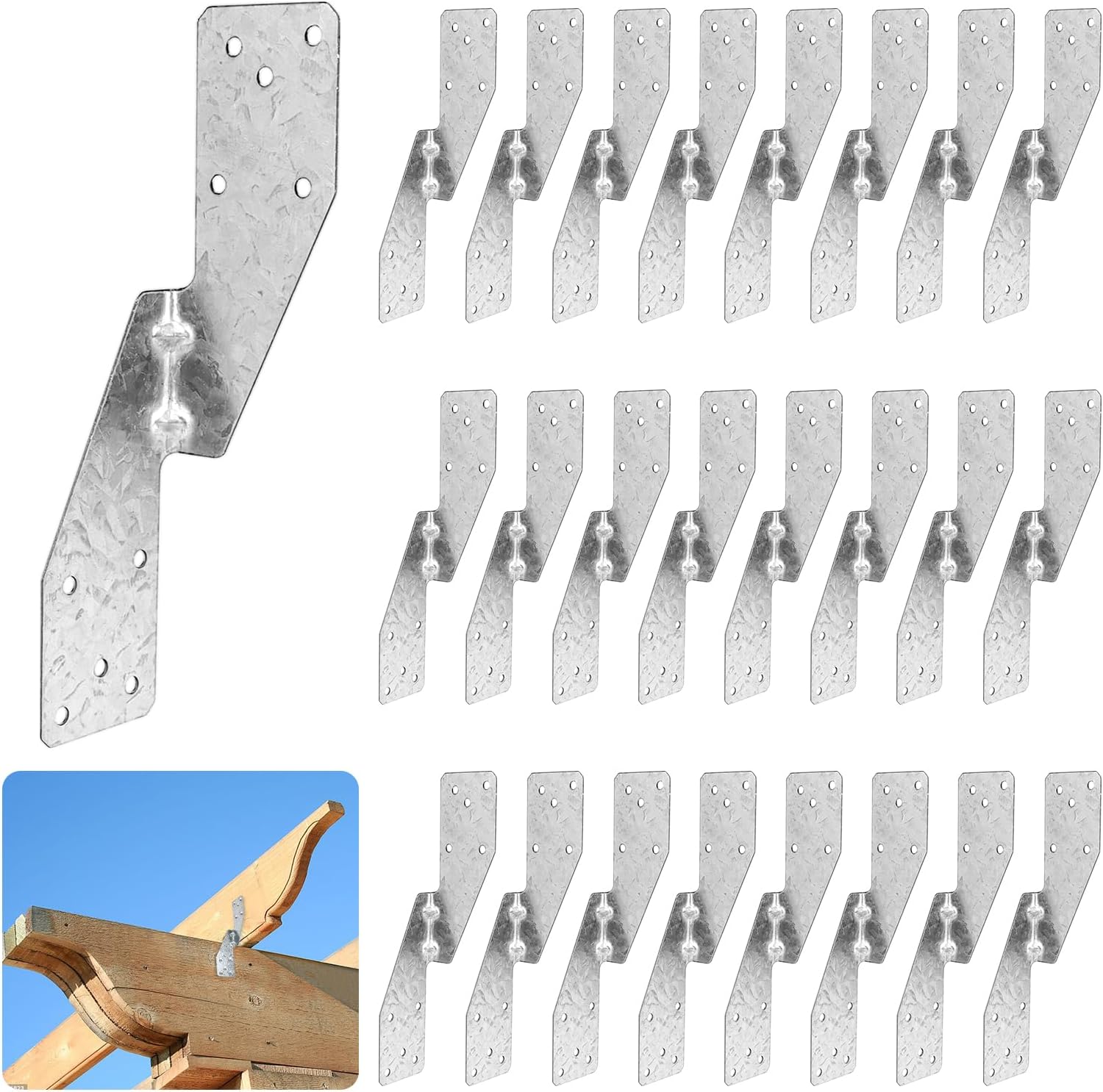 Sturdy Hurricane Tie for Durable Trusses/Rafters Support in ISO Certified Construction