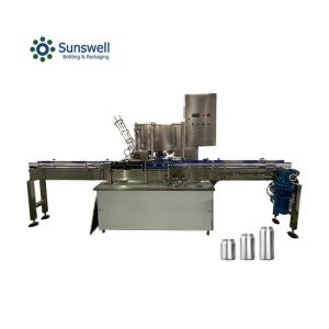 Quality Commercial Soda Can Sealing Machine Coconut Water Tin Can Beer Automatic 6000CPH wholesale