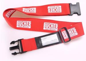 Quality 5.0cm*180cm Pantone Colors Personalised Luggage Straps With Lock wholesale