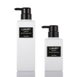 airless Cosmetic Lotion Bottle , screen printing White Lotion Bottle With Pump