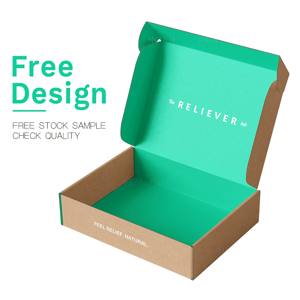 Colored Corrugated Cardboard Mailer Boxes Folding Efluting Packaging For Blouse