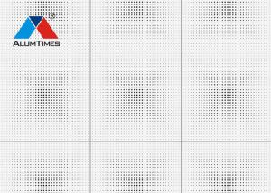 Quality Contemporary Clip In Ceiling , Durable Perforated Aluminum Ceiling Sheets wholesale