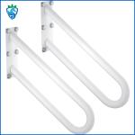 Deck Aluminum Railing Profiles Metal U Shaped Anti Slip Outdoor Door Black