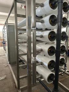 Quality FilmTec Membrane Water Purification System 50-100kw/hr Siemens PLC Control wholesale