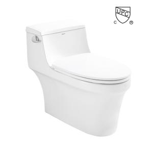 Quality UPC Single Flush One Piece Toilets Sanitary Ware S trap 300mm wholesale