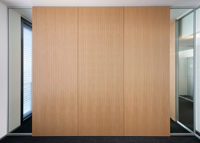 Solid Wall Partition Acoustic Felt 45db+- Reduce Noise Steel Panel Melamine Board White Color