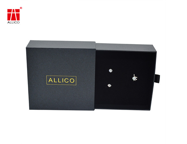 Black Rigid Cardboard Paper Foldable Magnetic Lid Perfume Cosmetic Packaging Gift Box