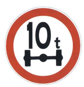 Quality Limit height, width, mass, axle weight signs wholesale
