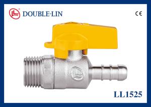 Quality Male X Hose Connector 1/2&quot; X 11mm Brass Gas Ball Valve wholesale