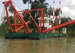 Quality Sand mud Hydraulic Cutter Suction Dredger 10 Inch Dredging Depth 10m wholesale