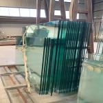 M2 PVB SGP Clear Tempered Laminated Glass Sheets CE SGCC Certificate