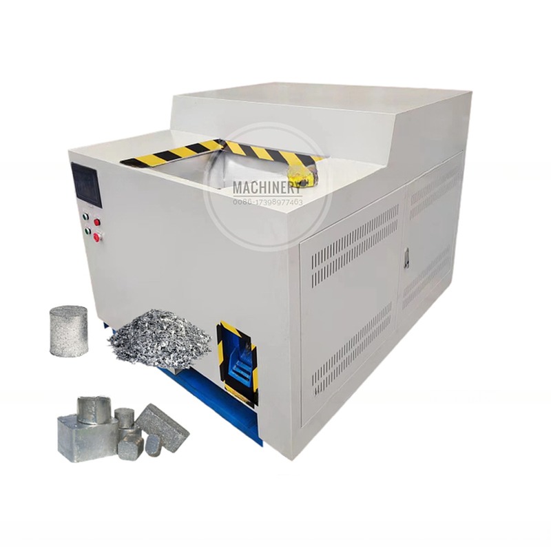 Metal Chip Compactor Hydraulic Engine Scrap Pressing Machines for Recycling Cans