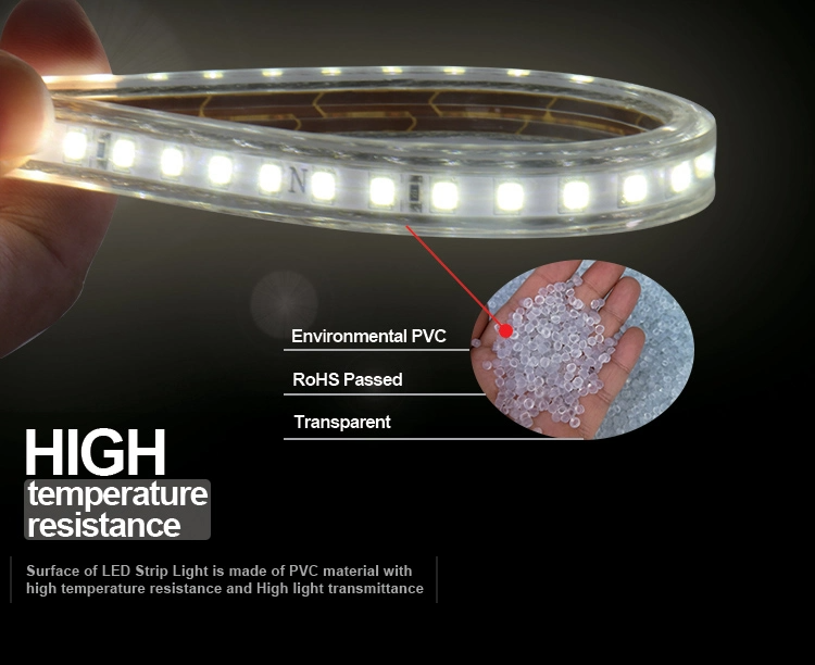 180 leds/m High Brightness 8mm 4000K Natural Ra80 CE RoHs COB SMD2835 LED Strip Light