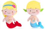 Yellow Blue Red Cute Baby Toys The Little Mermaid Plush Doll 20cm 25cm