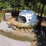 Waterproof 5 Person Geodesic Dome Tent For Trade Show