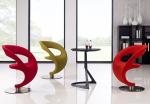 Modern Fiberglass Dining Chairs Living Room Chairs Designer Bar furniture