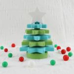 Babe Soft Silicone Stacking Rings Blocks With Christmas Tree Shape