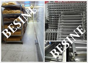 Quality stainless steel 304 food Grade oven racks ,trays trolleys , steel food racks ,bakery trolleys for bread production wholesale